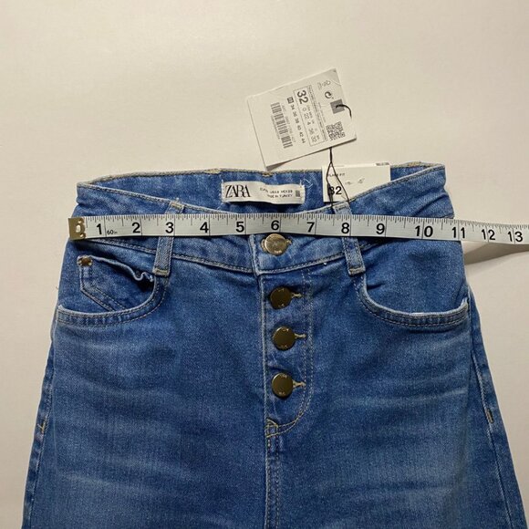ZARA NWT Flare Fit High Rise Flare Leg Full Length Size 32 (US 0) - Picture 5 of 6